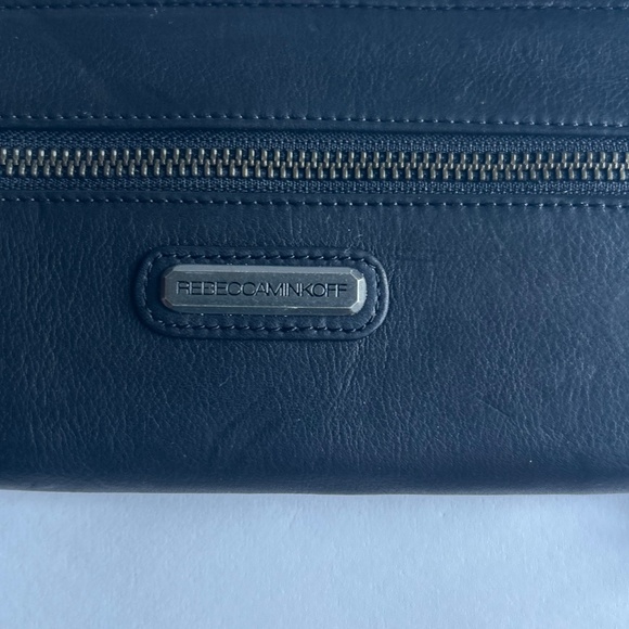 Rebecca Minkoff Black Leather RFID Blocking Zip Around Wallet - Picture 2 of 12